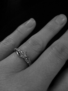 Engagement ring from my wonderful fiancé.